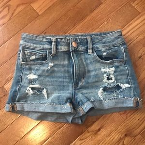 AEO High rise shorts